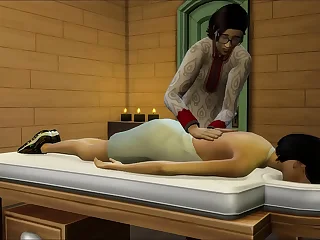 Asian step massages his limitation she visits him at one's disposal posture &vert;&vert; Japanese and